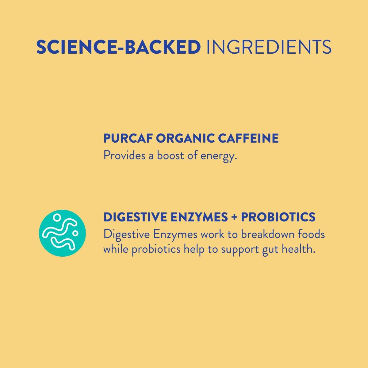 FR!SKA FRISKA Energy Boost Enzyme and Probiotics Supplement - Improve Digestion & Boost Energy - 30 Capsules