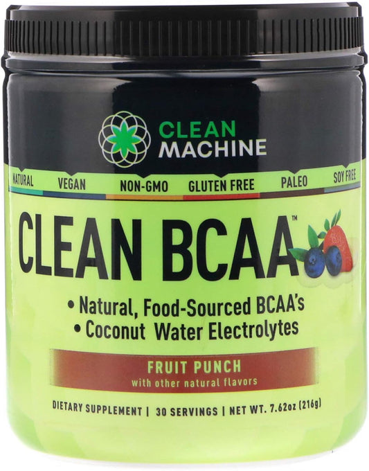 Fruit Punch BCAA Powder - 30 Count Clean Machine Supplement
