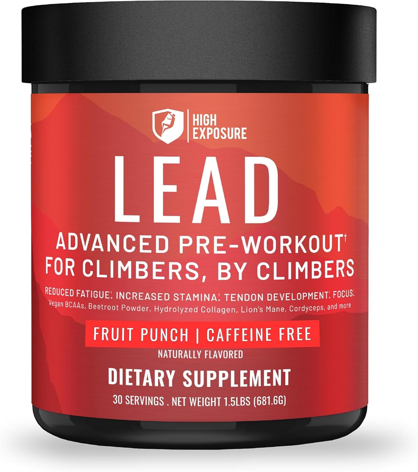 Fruit Punch Pre Workout Powder for Energy, Endurance, and Strength - Beta-Alanine, BCAAs, L-Theanine, Beetroot - Caffeine Free Option for Men and Women