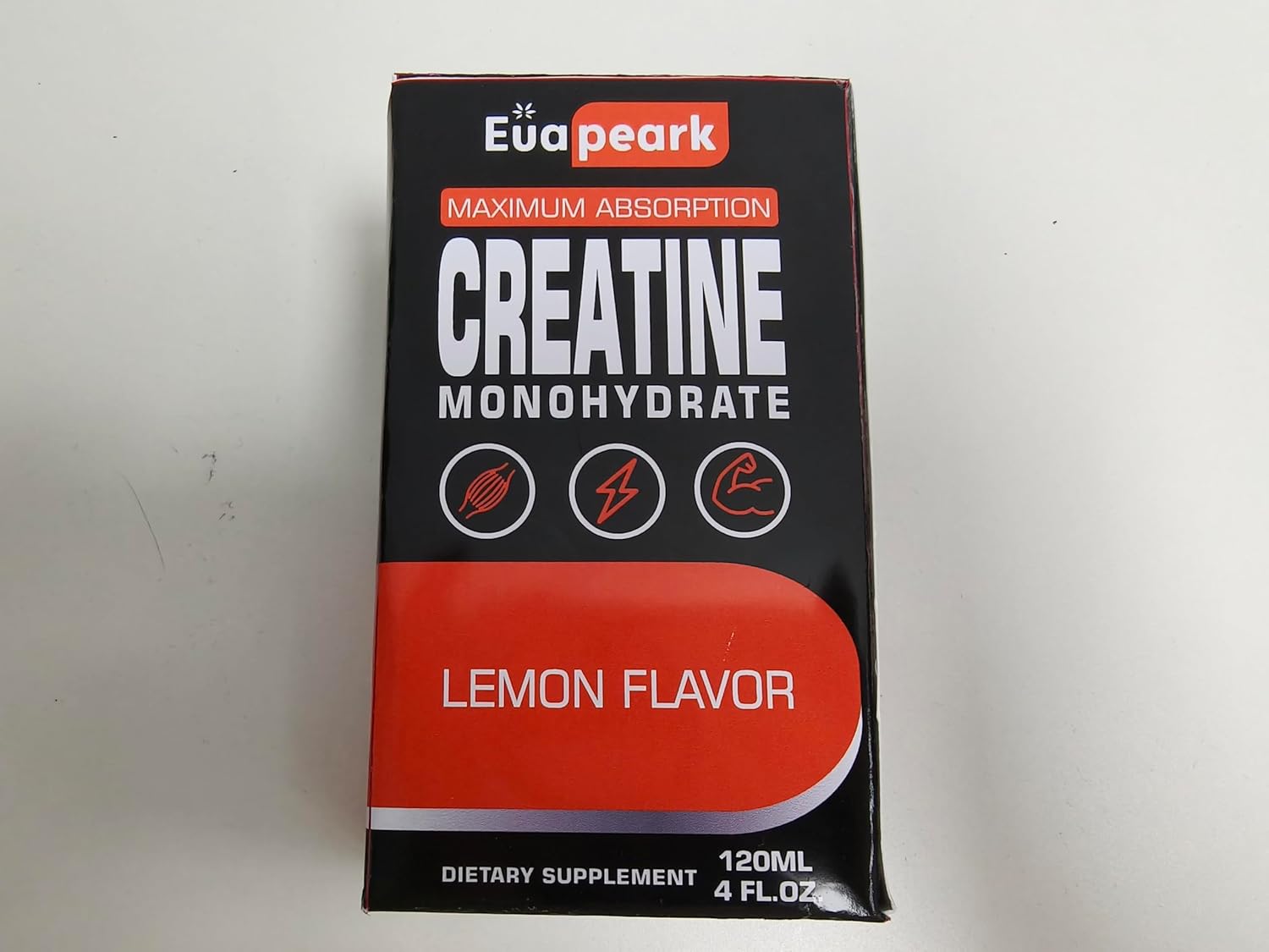 Fubkerm Creatine Monohydrate Liquid Supplement, 120ml Bottle, Single Pack