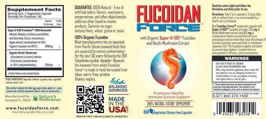 Fucoidan Force® - Bulk Pack of 24 Bottles for Immune Support and Wellness