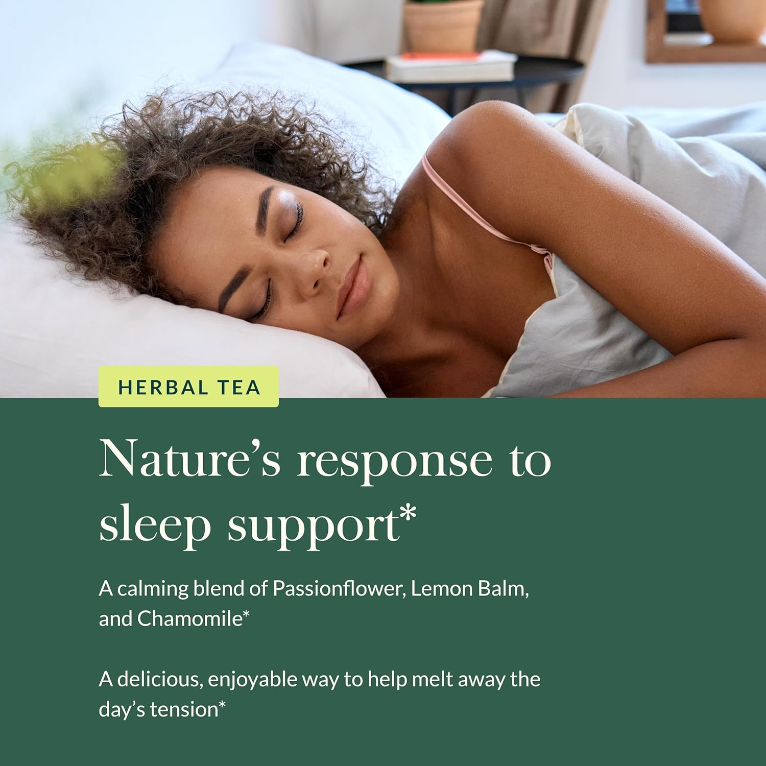 Gaia Herbs Sleep & Relax Tea - Natural Calm Sleep Aid with Passionflower & Chamomile - 16 Caffeine-Free Bags