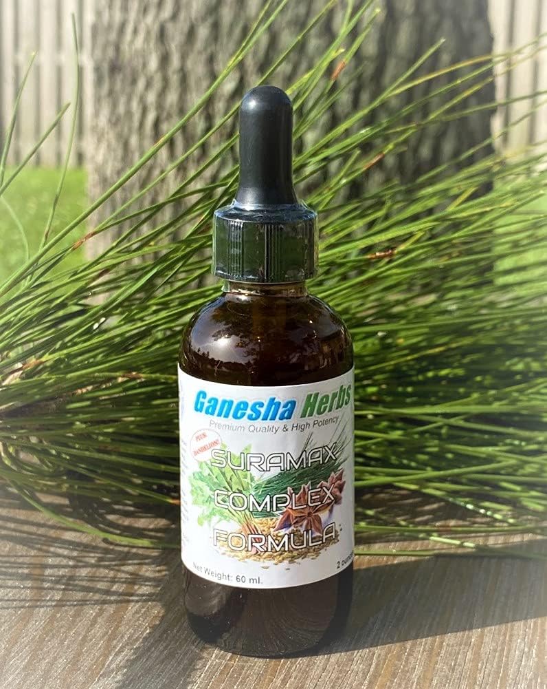 Ganesha Herbs SURAMAX Pine Needle Complex Tincture - 2oz Bottle