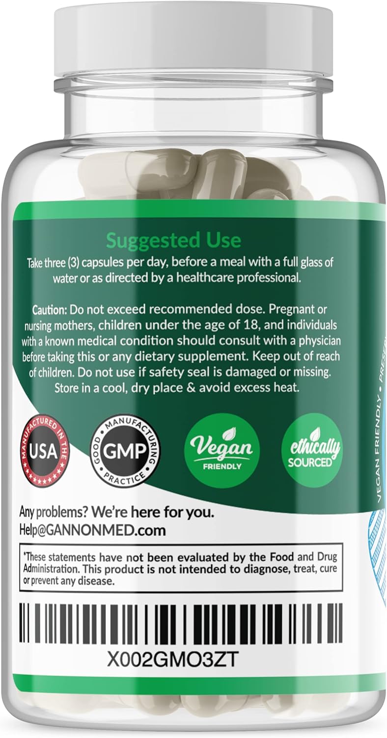 GANNON MED Ultimate Gut Defense & Restoration Supplement - Supports Gut Health, Leaky Gut, Microbiome, Enzymes - Total Digestive Immune Boost - 90 Capsules