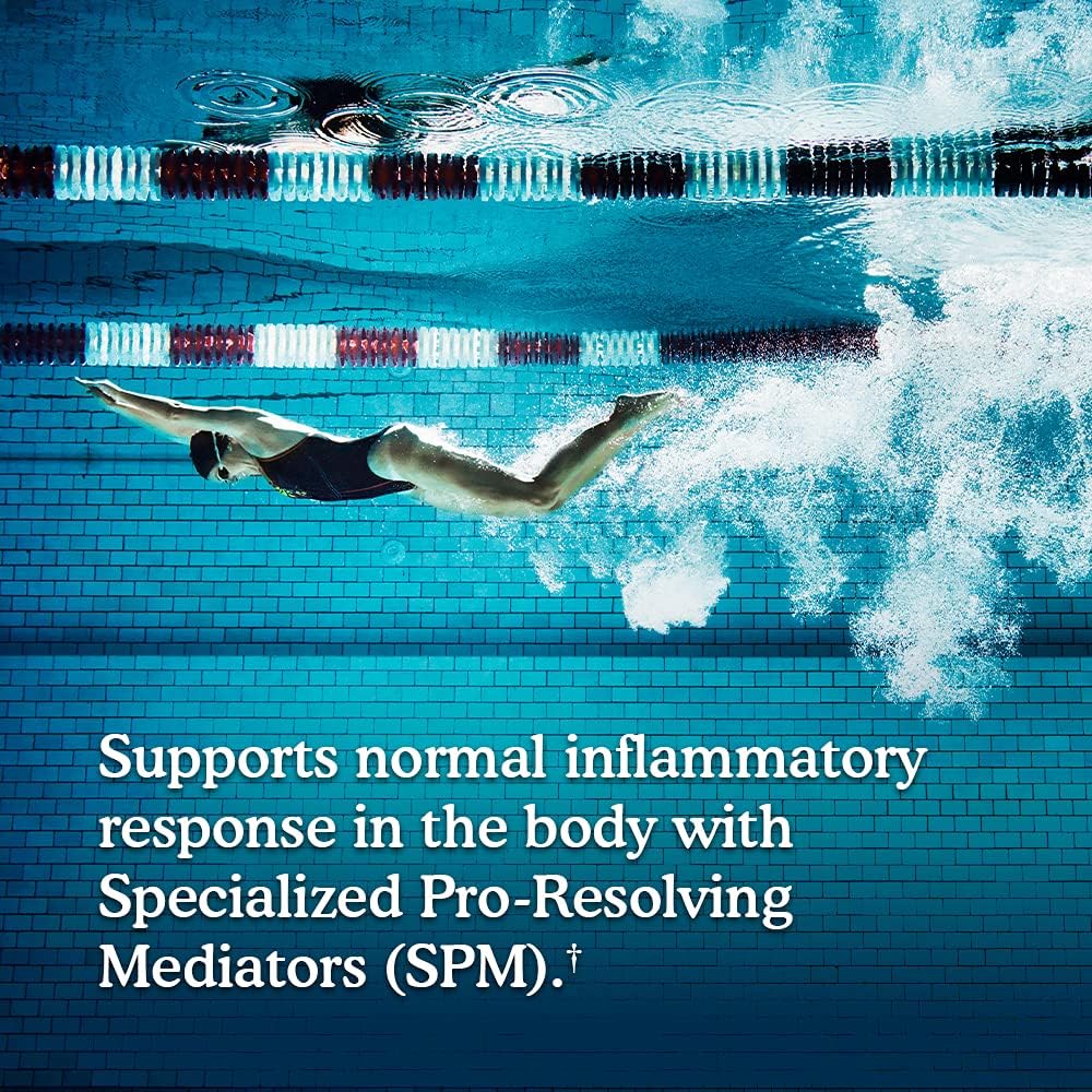 Garden of Life Dr. Formulated Advanced Omega Fish Oil Softgels - Lemon Flavored, 1,290mg EPA, DHA + DPA, Single Source Omega 3 Supplement for Brain & Heart Health, Non-GMO - 180 Count