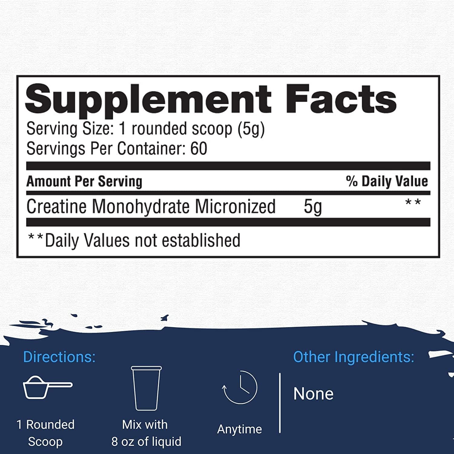 Gaspari Nutrition Creatine Monohydrate Powder, 5g Pure Creatine for Muscle Growth, Unflavored - 60 Servings
