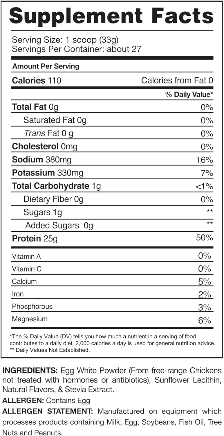 Gaspari Nutrition Proven Egg White Protein Powder - Fruity Cereal Flavor - 25g Protein - Keto, Dairy, Lactose, and Soy Free - 2 lbs