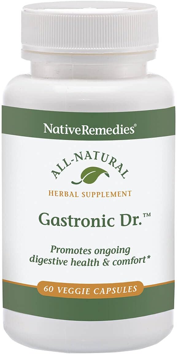 Gastronic Dr. Herbal Supplement for Healthy Digestion - Supports Stomach Health and Comfort - 60 Veggie Capsules