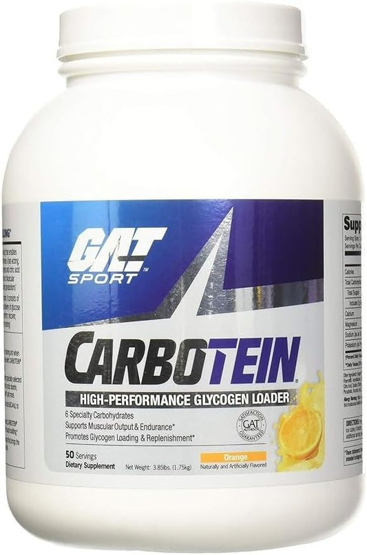GAT SPORT Carbotein Grape Flavored High-Performance Glycogen Loader - 50 Servings