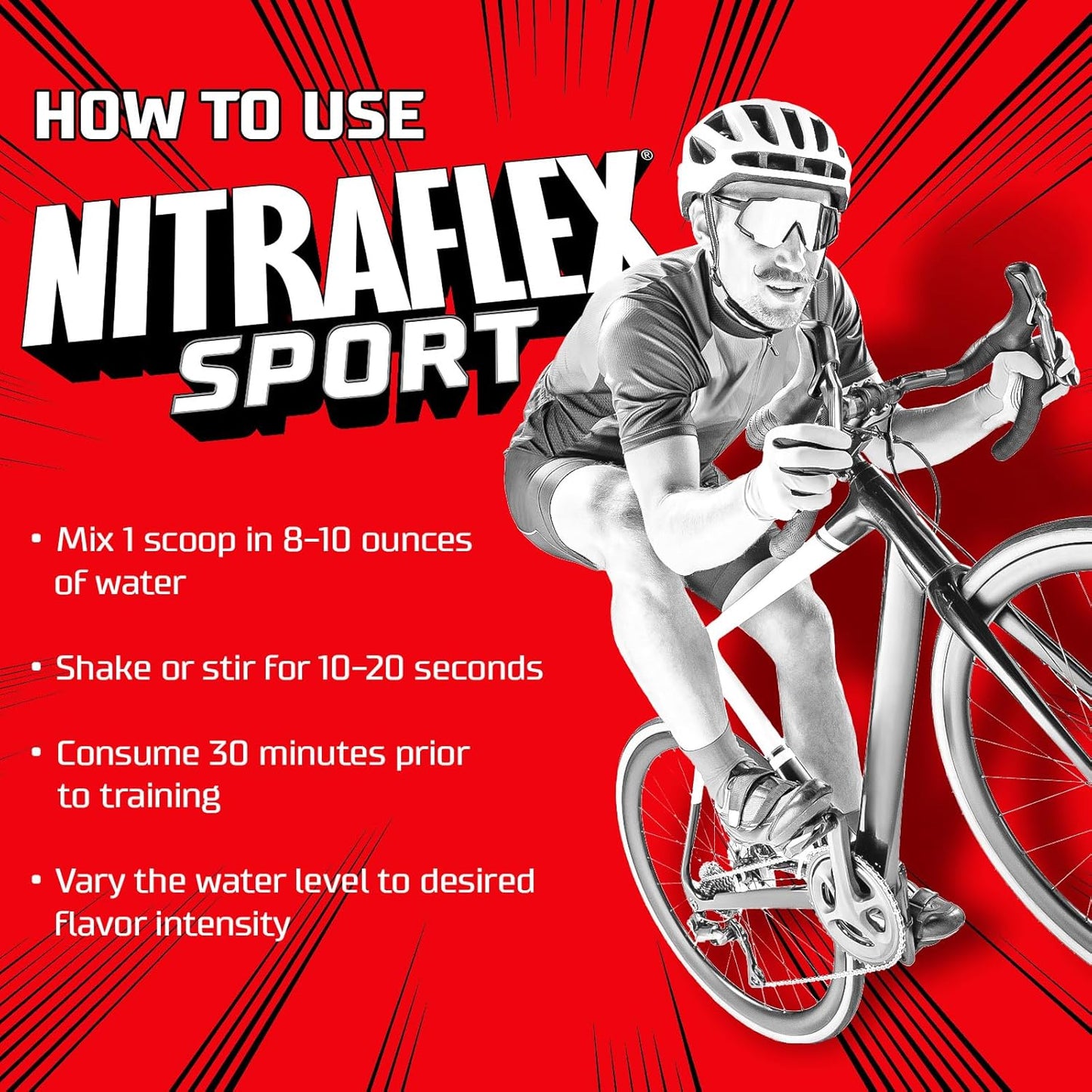 GAT SPORT Nitraflex Sport Fruit Punch Pre-Workout Powder - Banned Substance Tested, Informed Choice Certified - 20 Servings