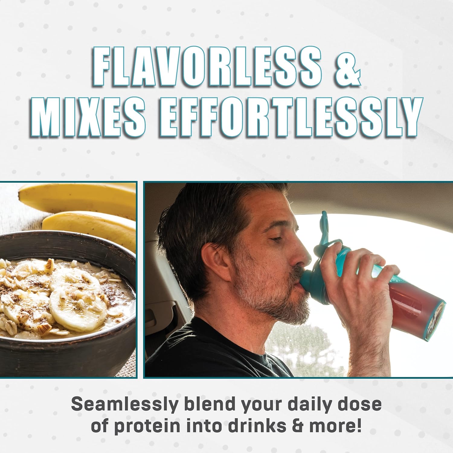 GENEPRO GEN. 3 Unflavored Protein Powder - New Formula - Whey Isolate Supplement Shake - Lactose-Free, Gluten-Free, Non-GMO - 45 Servings