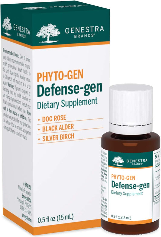 Genestra Brands Defense-gen Herbal Supplement - Dog Rose, Black Alder, Silver Birch - 0.5 fl. oz.