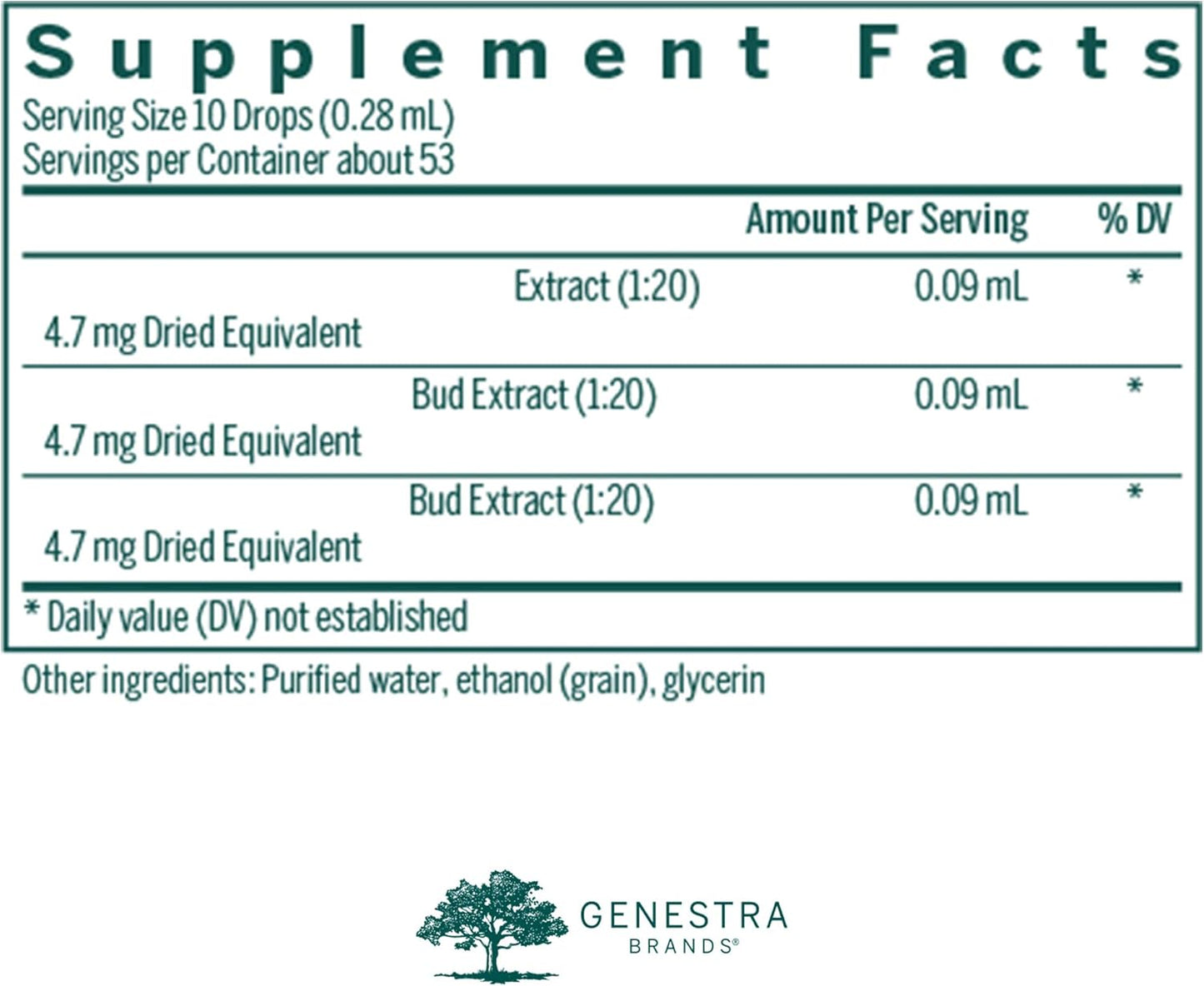 Genestra Brands Defense-gen Herbal Supplement - Dog Rose, Black Alder, Silver Birch - 0.5 fl. oz.
