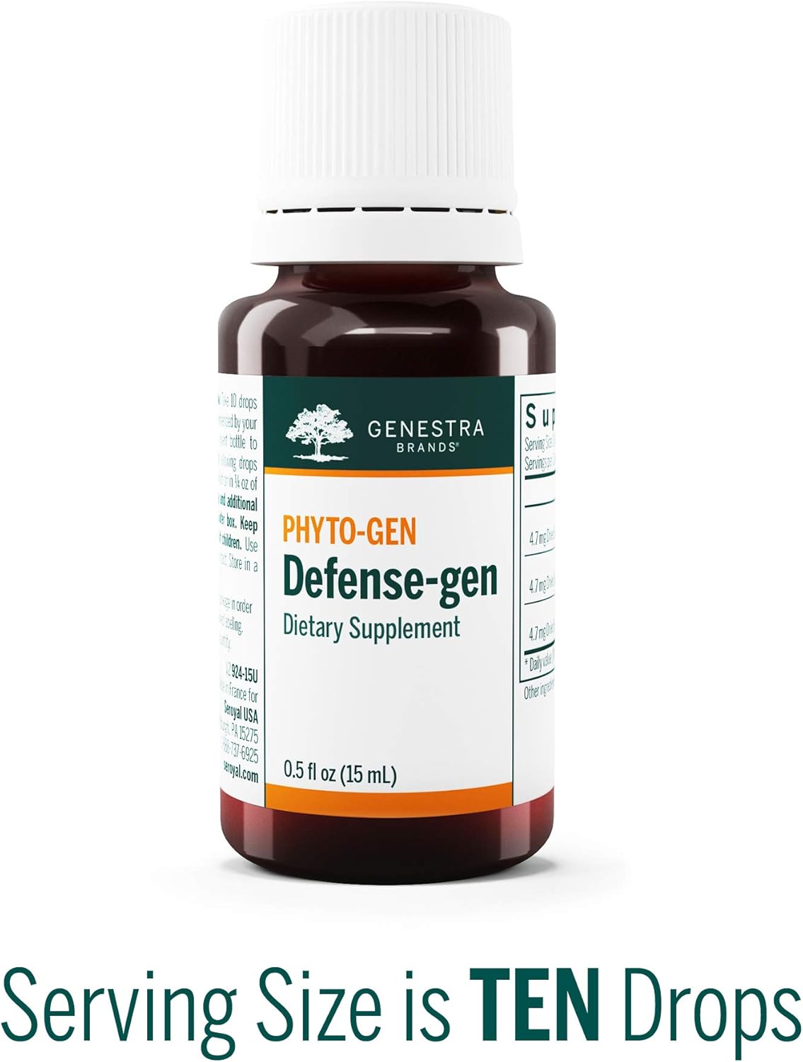 Genestra Brands Defense-gen Herbal Supplement - Dog Rose, Black Alder, Silver Birch - 0.5 fl. oz.