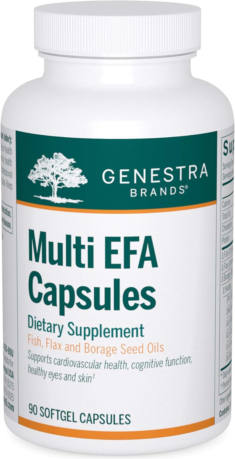 Genestra Brands Multi EFA Capsules | Omega-3, 6, 9 Blend | 90 Softgel Capsules