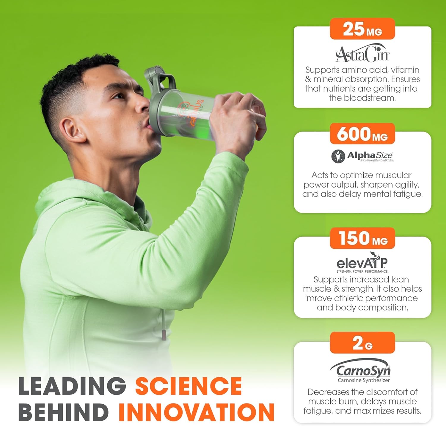 Genius Brand Hydration & Performance Bundle: Electrolyte Booster & Nootropic Pre-Workout Powder