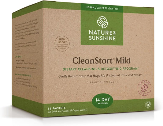 Gentle Herbal Detox Cleanse, 56 Packets | Supports Body's Natural Waste Removal