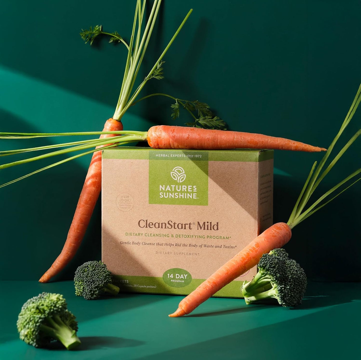 Gentle Herbal Detox Cleanse, 56 Packets | Supports Body's Natural Waste Removal