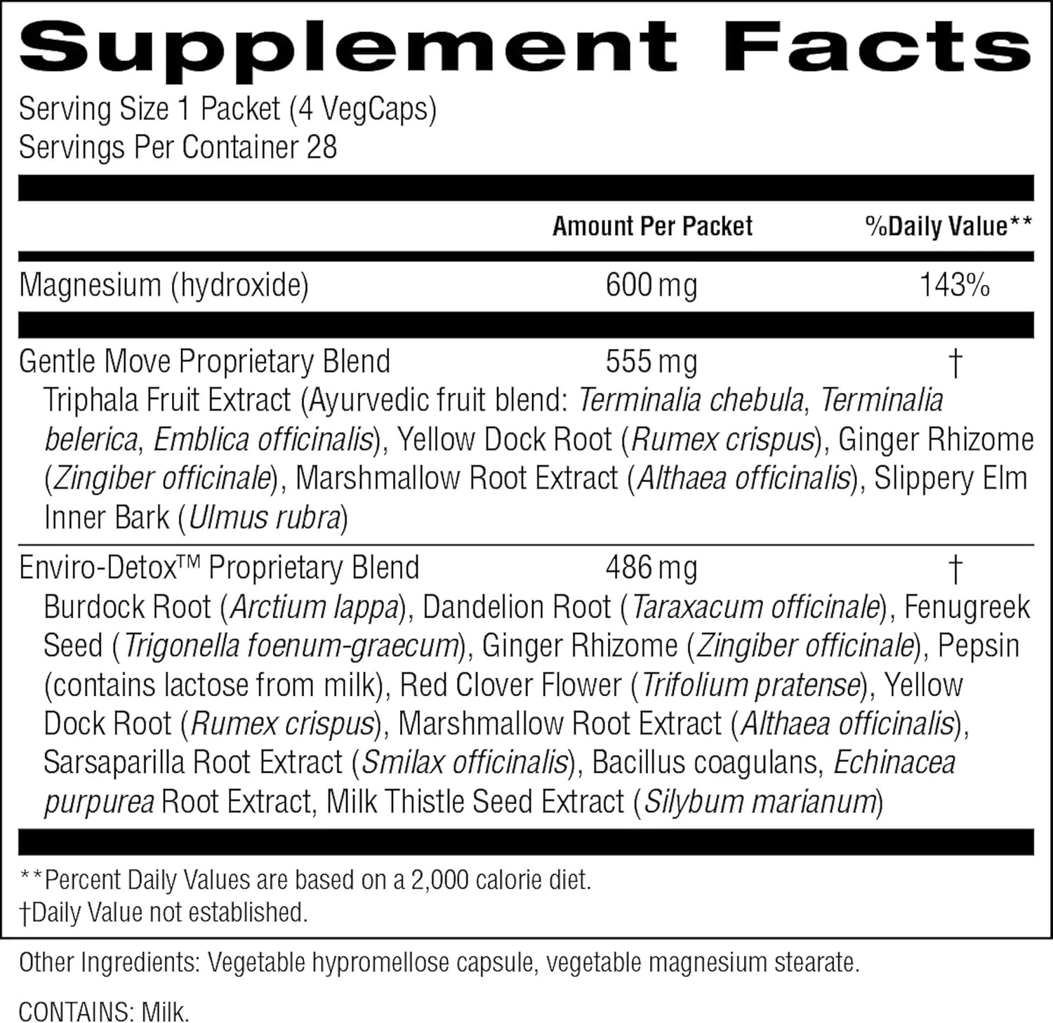 Gentle Herbal Detox Cleanse, 56 Packets | Supports Body's Natural Waste Removal