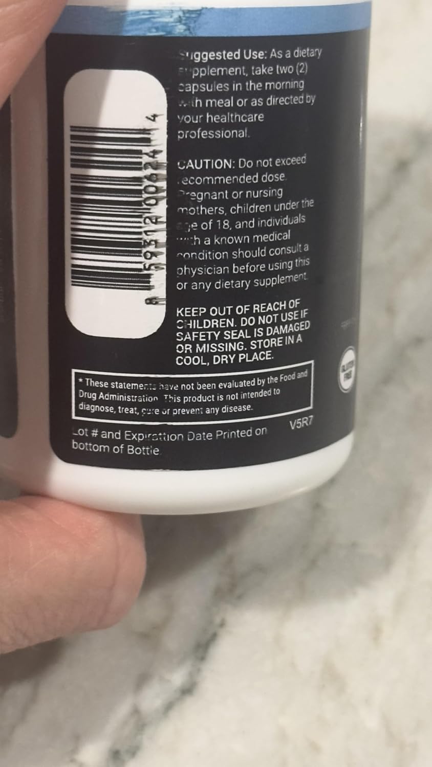 Gentle Low FODMAP Vegan Men's Multivitamin for Sensitive Stomachs | Immune & Energy Support | Iron-Free IBS-Friendly Capsules