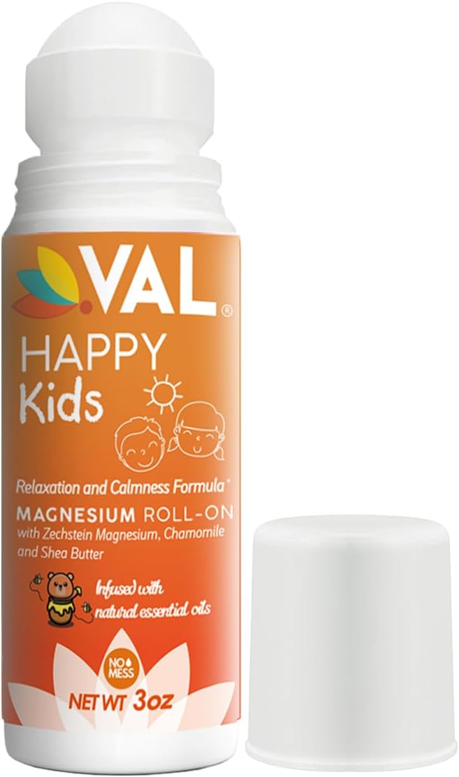 Gentle Zechstein Magnesium Roll-On for Kids with Chamomile & Essential Oils - USA Made - 3oz