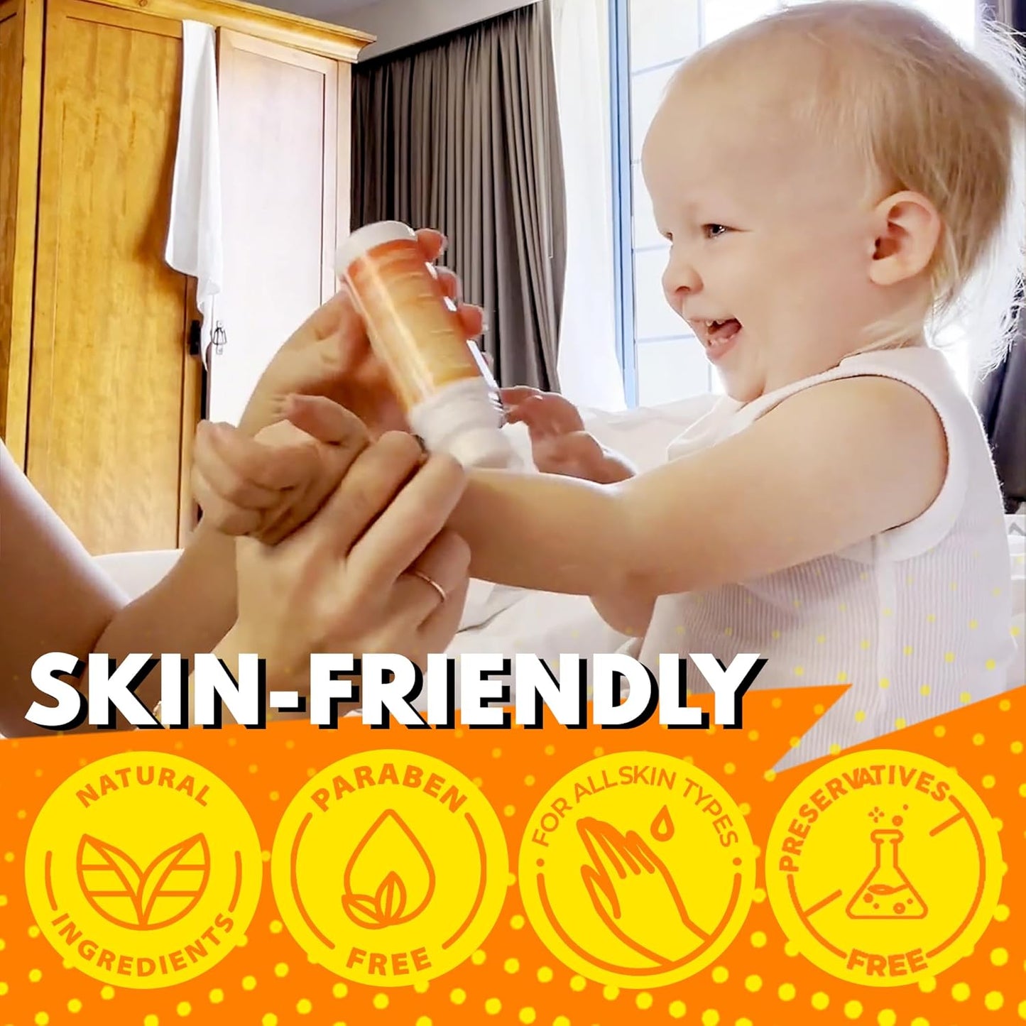 Gentle Zechstein Magnesium Roll-On for Kids with Chamomile & Essential Oils - USA Made - 3oz