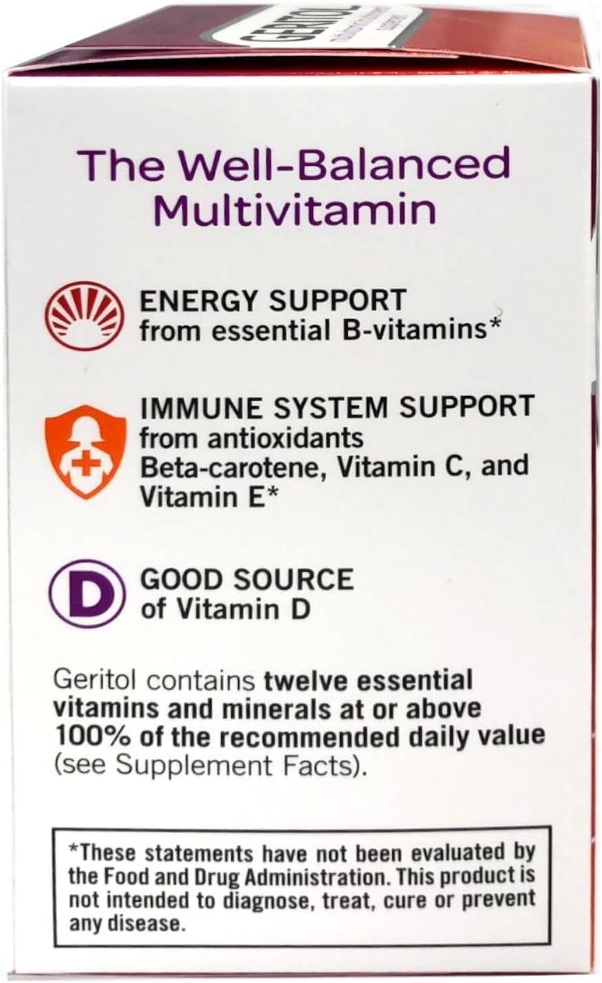 Geritol Complete Tablets - 100 Tablets for Daily Nutritional Support