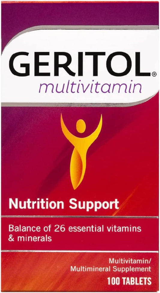 Geritol Multivitamin 100 Tablets - Formerly Known as Geritol Complete Formula - Same Trusted Product!