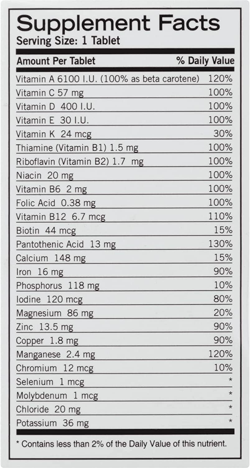Geritol Multivitamin 100 Tablets - Formerly Known as Geritol Complete Formula - Same Trusted Product!