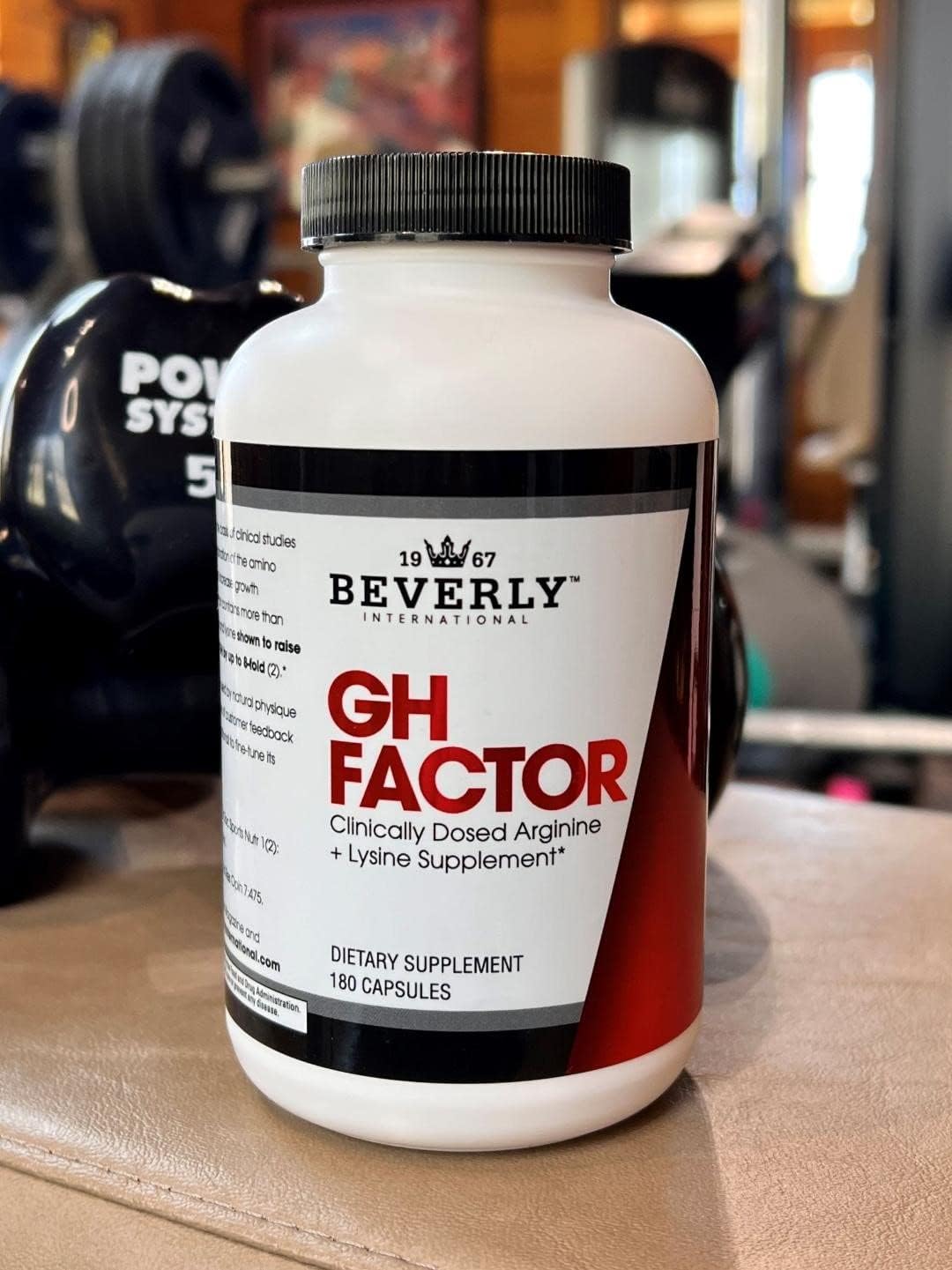 GH Factor by Beverly International: 180 Capsules for Optimizing Growth Hormone Levels. Boost Muscle Growth and Recovery Naturally. Ideal for Men and Women.