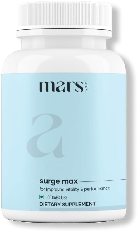 GHC Surge Max Natural Caps - Mars (60 N) | Ayurvedic Formulation for Overall Well Being | Good Health Co.