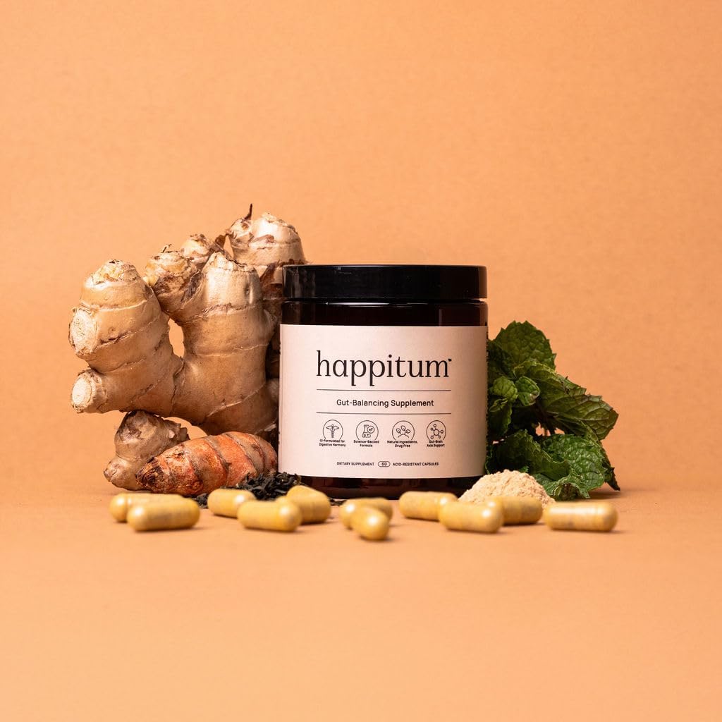 GI-Formulated Gut Calming Supplement for Bloating & Digestion Support - Happitum™