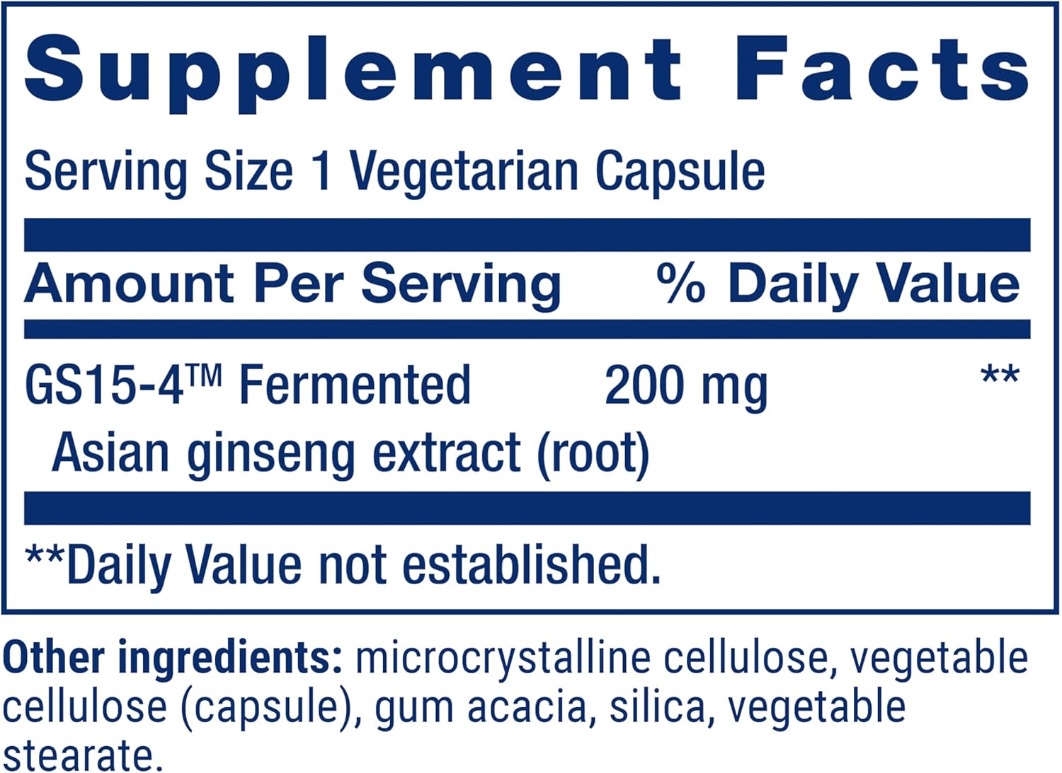 Ginseng Energy Boost Capsules for Stress Management, Energy Support - 30 ct - Gluten-Free, Non-GMO, Vegetarian