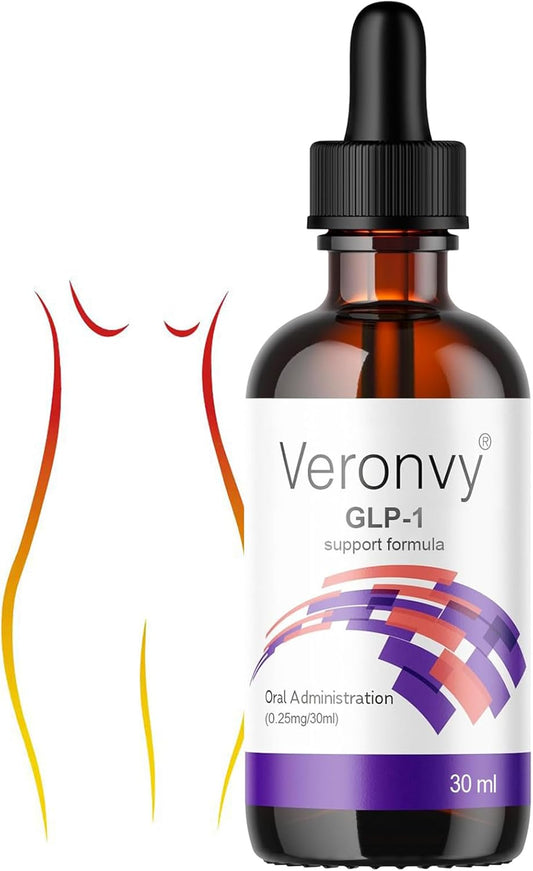 GLP-1 Supplement Drops and Patches Combo for Improved Health, 1Fl Oz
