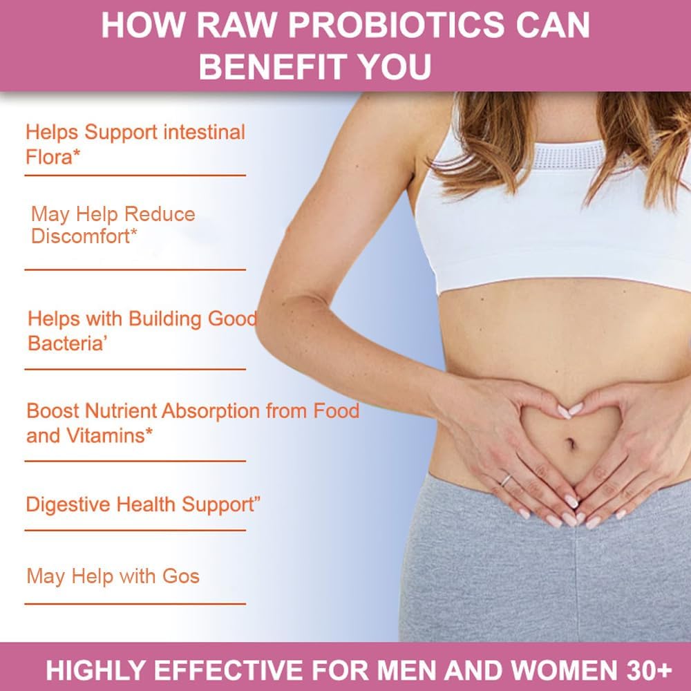 GLP-1 Supplement with Eriocitrin & Chicory Inulin Extract - Natural Probiotic Capsules for Men & Women (60 Count)