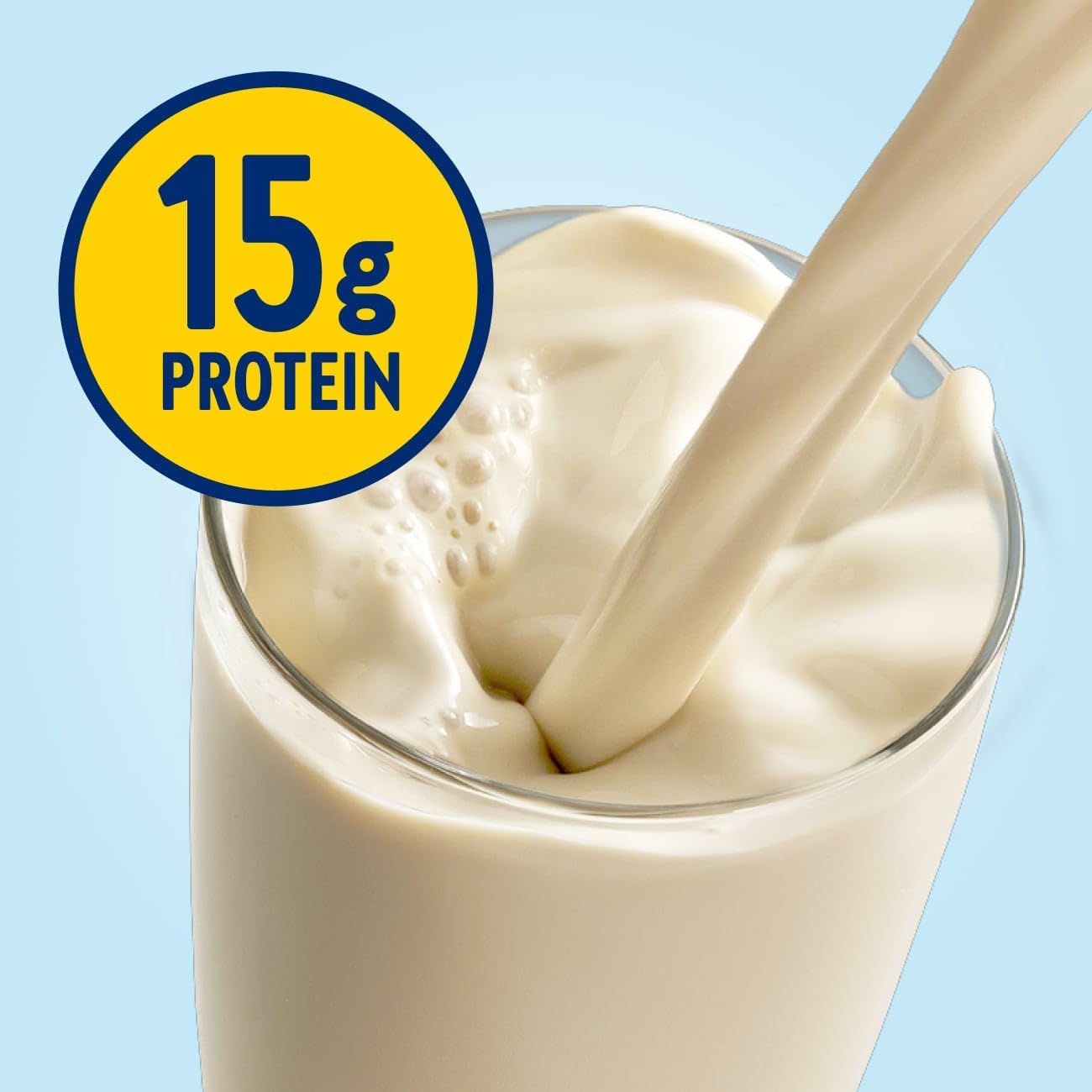 Glucerna Hunger Smart Shake, Diabetic-friendly Protein Drink, 180 Calories, Classic Vanilla Flavor, 10-fl-oz Bottle, Pack of 6