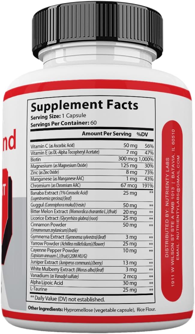 GlucoExtend Capsules for Circulation Support - Zonata Official, 60 Capsules