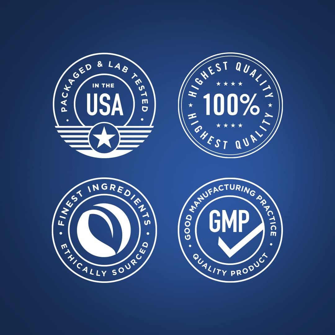 Glucosamine Chondroitin Turmeric MSM Caplets - Triple Strength Advanced Supplement | 180 count | Non-GMO, Gluten Free