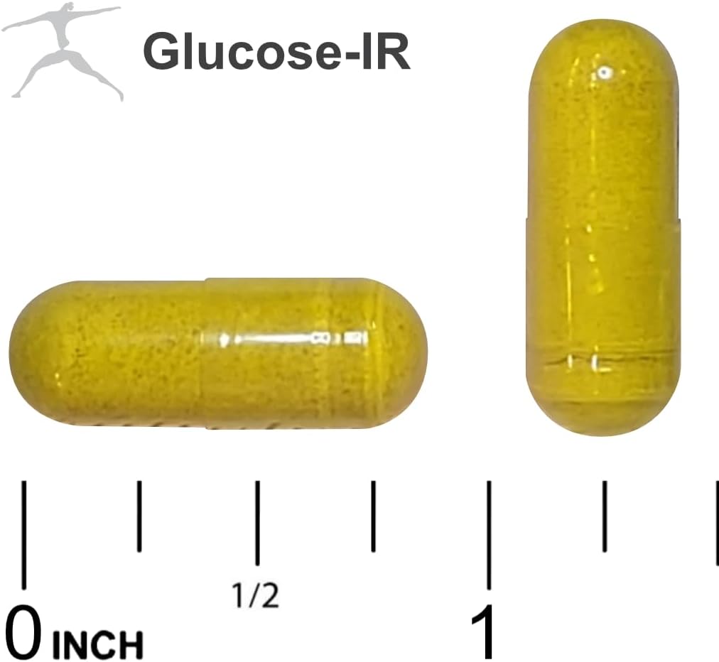 Glucose-IR Supplement with Cinnamon Extract, Chromium, Berberine, and Biotin - 120 Capsules