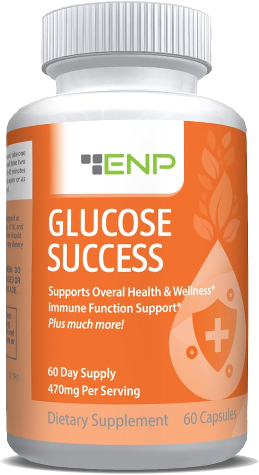 Glucose Support Supplement with Cinnamon, Gymnema Sylvestre, and Bitter Melon - 60ct Bottle