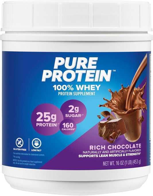 Gluten-Free Chocolate Peanut Butter Protein Bars, Low Sugar, High Protein Snacks for Energy, 1.76oz, Pack of 4.