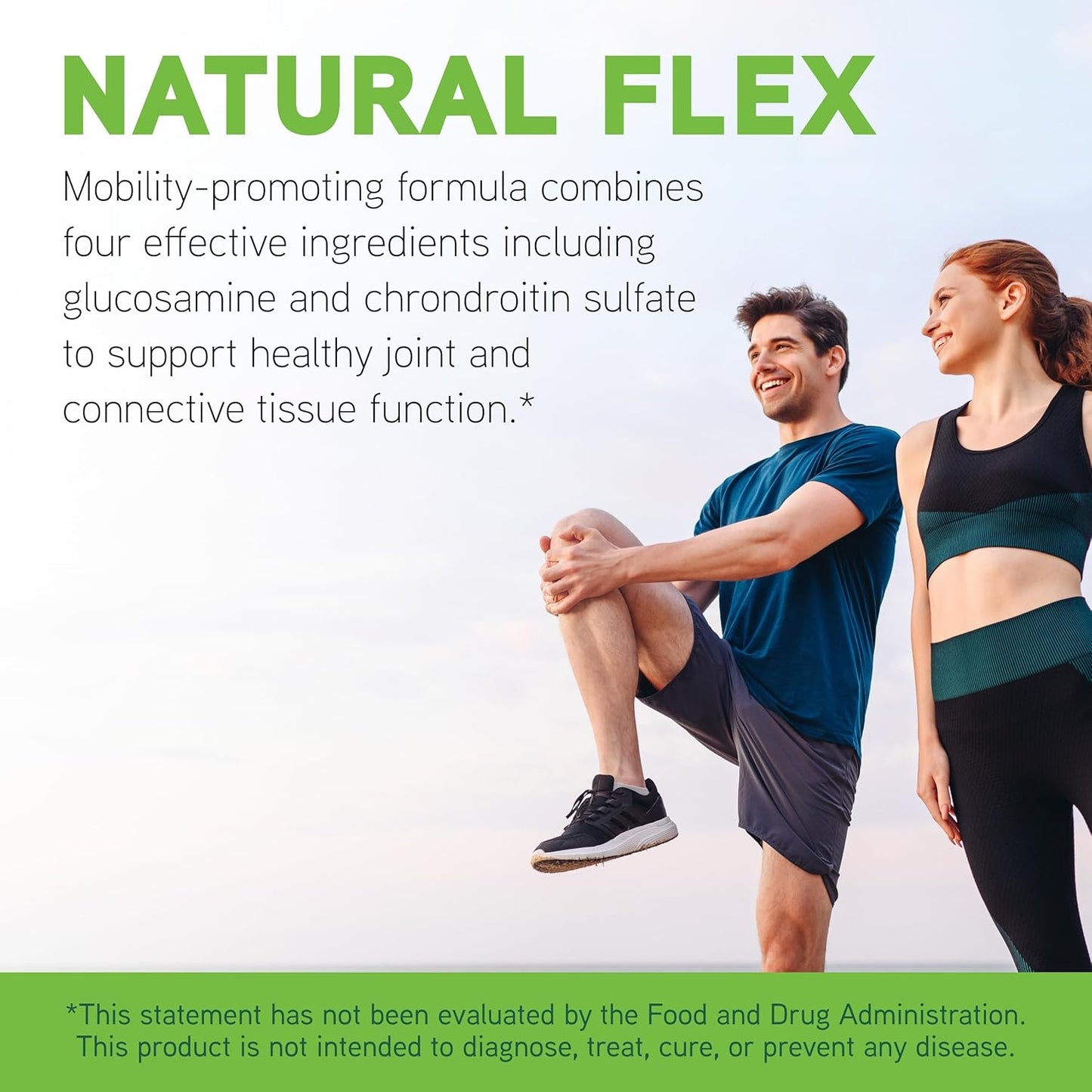 Gluten-Free DaVinci Labs Natural Flex Joint Support Supplement with Glucosamine & Chondroitin - 90 Capsules