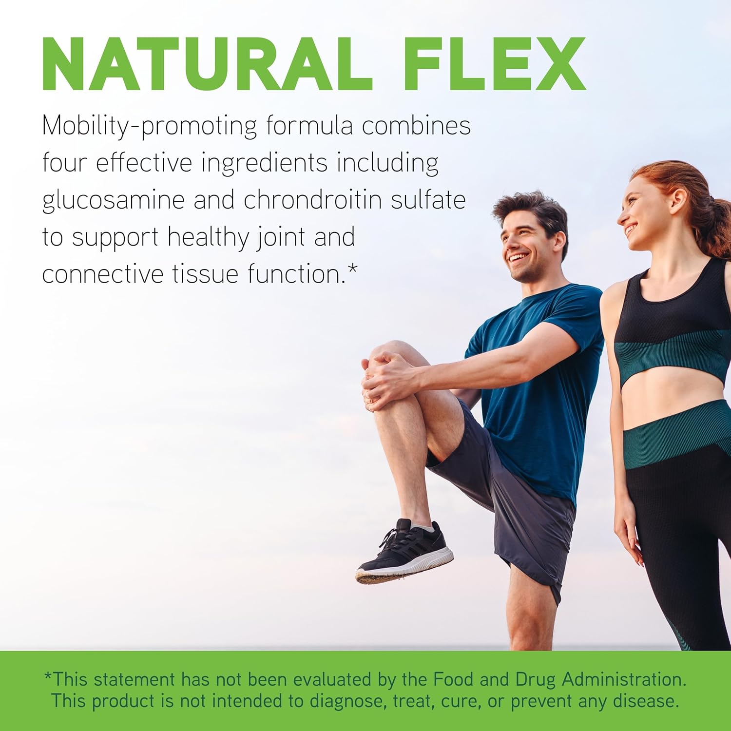 Gluten-Free DaVinci Labs Natural Flex Joint Support Supplement with Glucosamine & Chondroitin - 90 Capsules