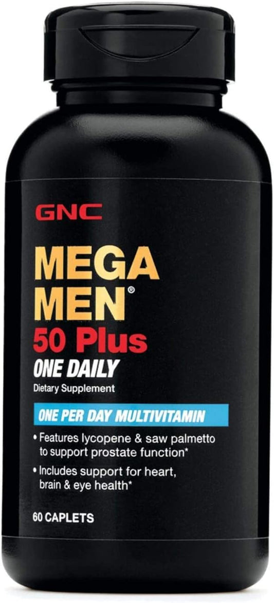 GNC Mega Men 50 Plus One Daily Capsules - 60 Count