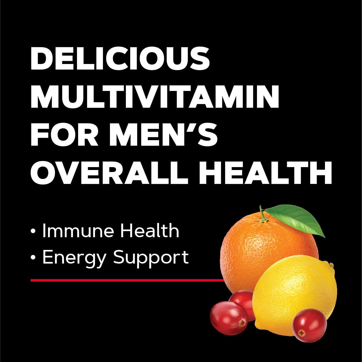 GNC Mega Men Multivitamin with Mixed Fruit Flavors - 90 Gummies