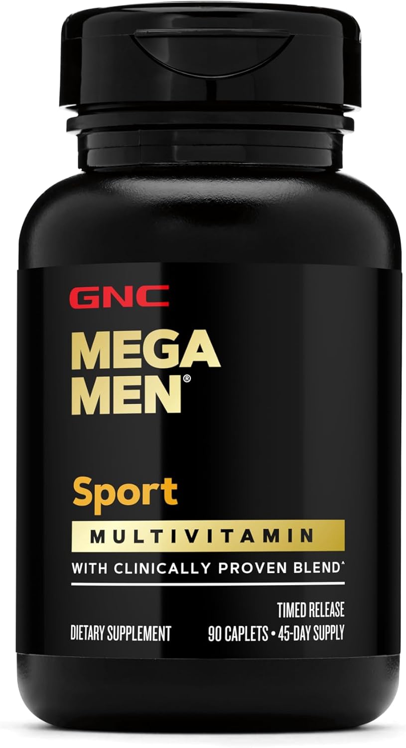 GNC Mega Men Sport Multivitamin for Performance, Muscle Function, and General Health - 90 Count