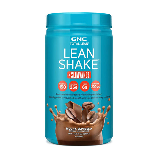 GNC Total Lean Shake with Slimvance: Mocha Espresso Weight Loss Protein Powder - 20 Servings