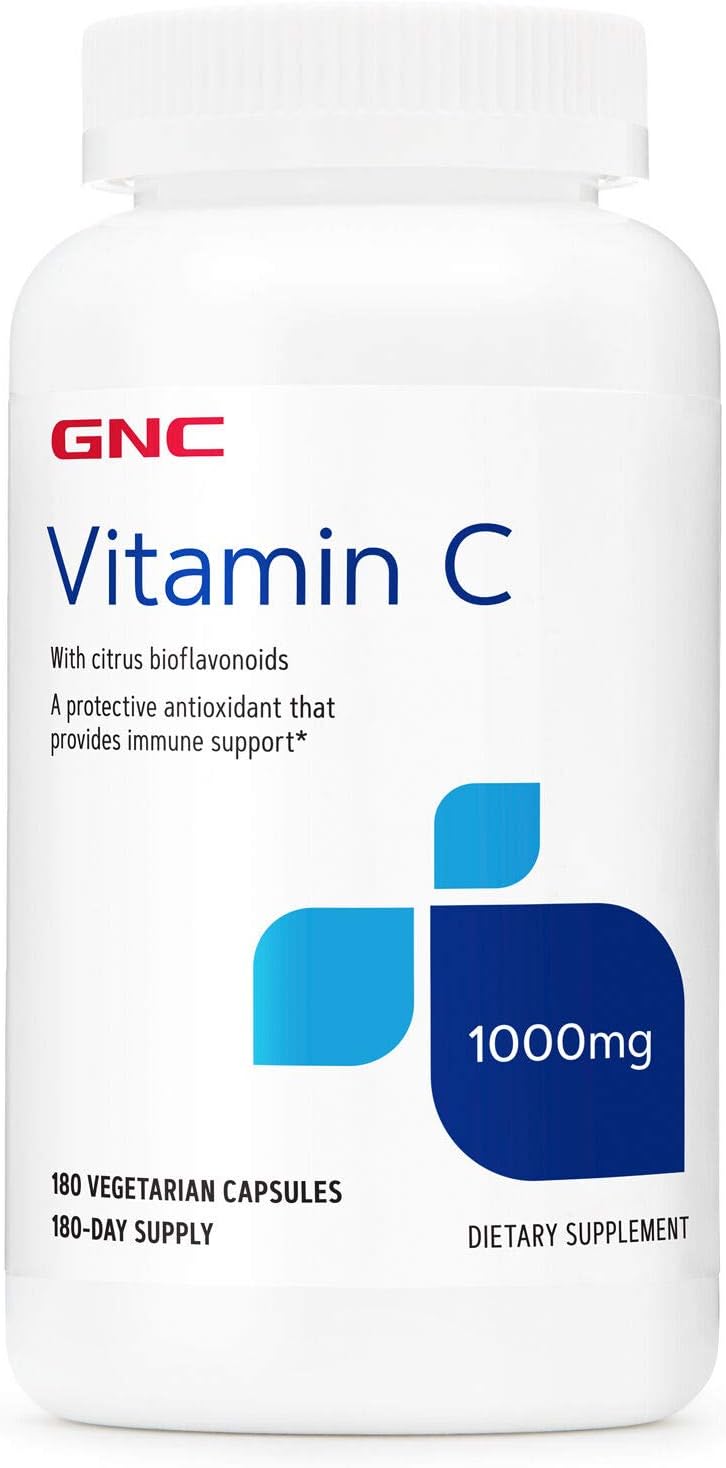 GNC Vitamin C 1000mg Supplement for Immune Support - 180 Servings