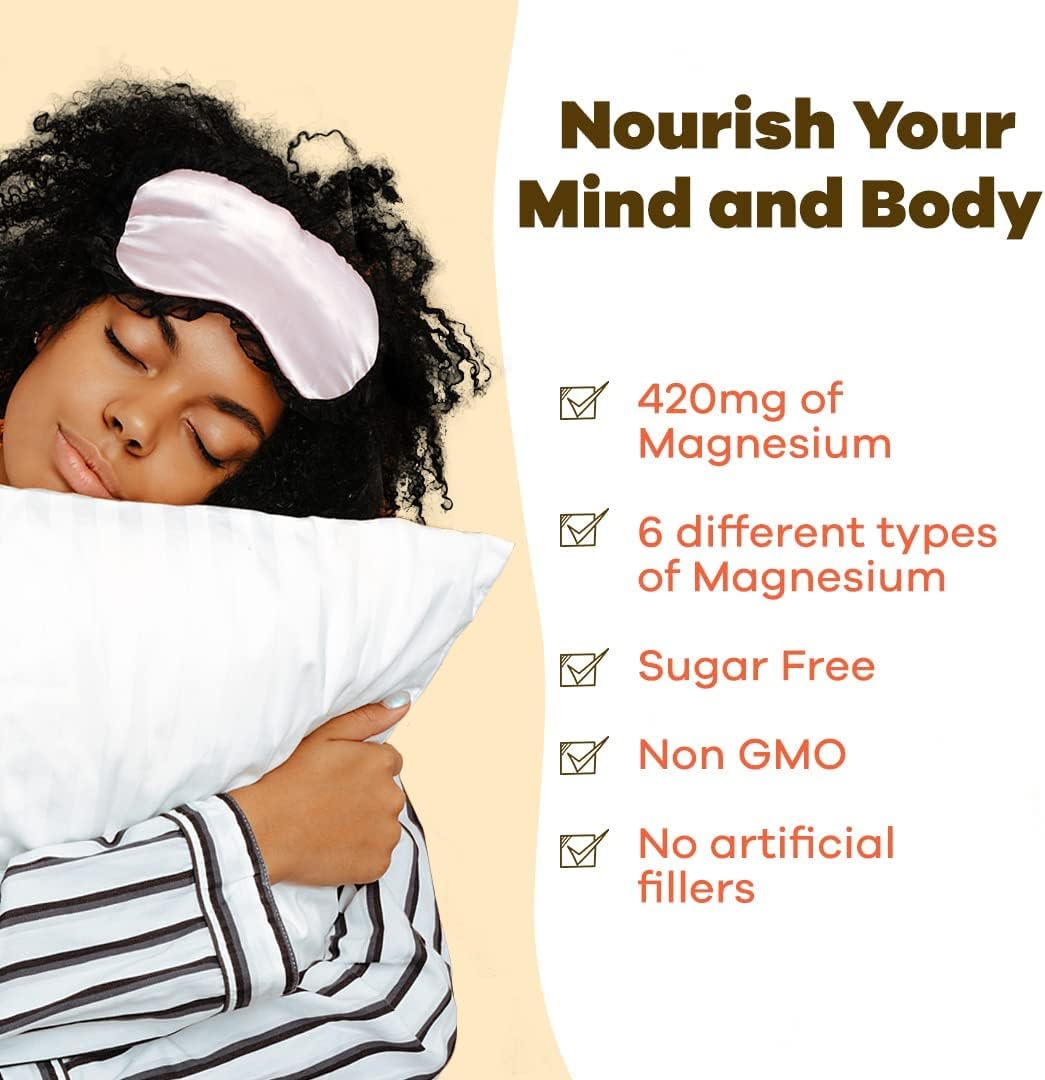 GoBiotix Magnesium Peach Tea and Focus Mushroom Bundle for Daily Wellness