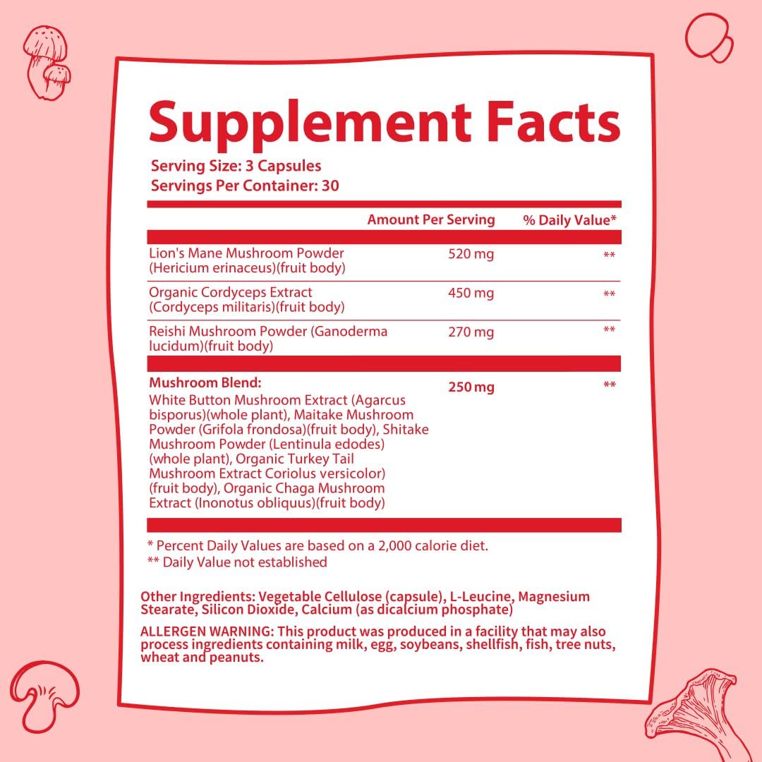 GOBIOTIX Wellness Bundle: Focus Mushroom & 100 Billion Probiotic Supplement Pack